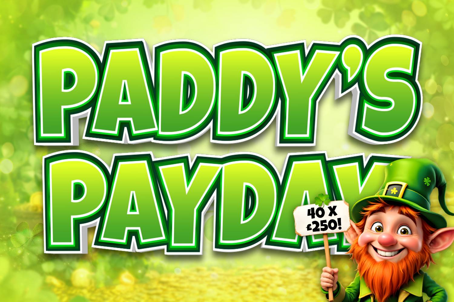 Paddy's Pay Day - 40 X £250 Instant Win + £1000 Final Draw #2