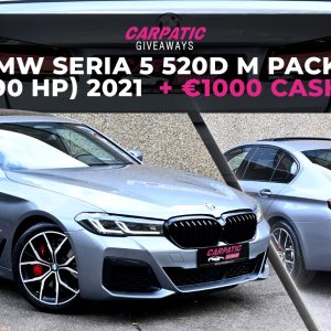 BMW SERIA 5 520d M PACK (190 HP) 2021 + €1000 POCKET MONEY