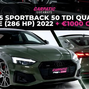 Audi A5 Sportback 50 TDI Quattro S-Line Tiptronic (286 HP) 2022 + €1000 POCKET MONEY