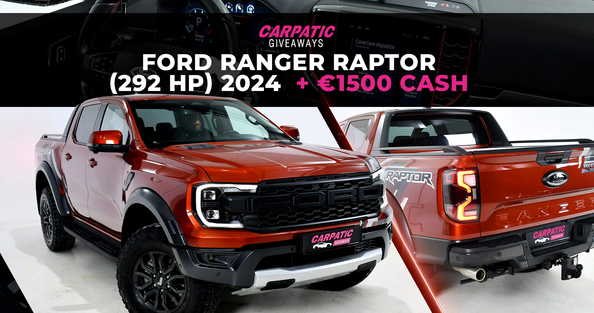 Ford Ranger Raptor (292 HP) 2024 + €1500 POCKET MONEY