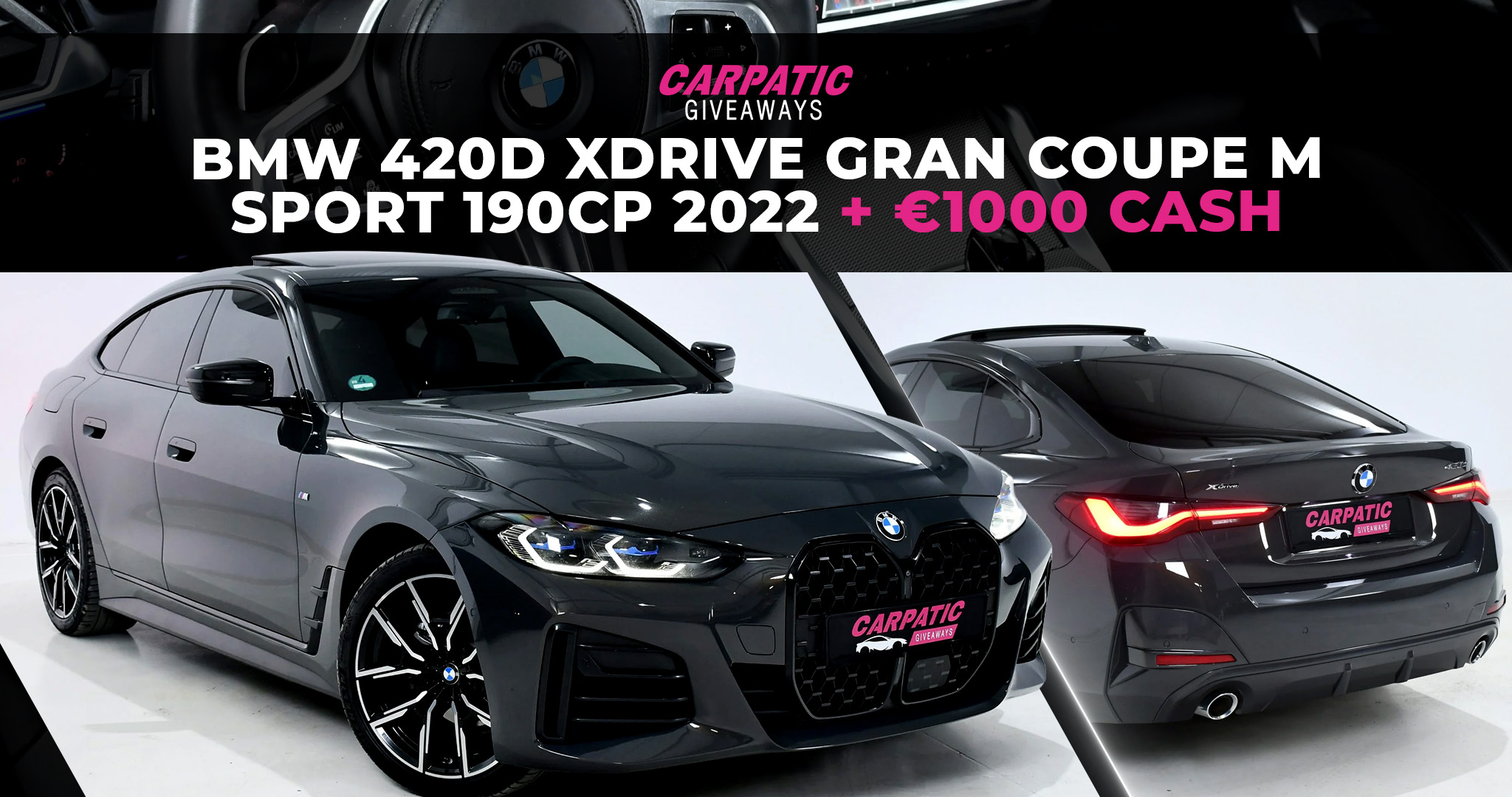 BMW 420d xDrive Gran Coupe M Sport 190CP 2022 + €1000 POCKET MONEY