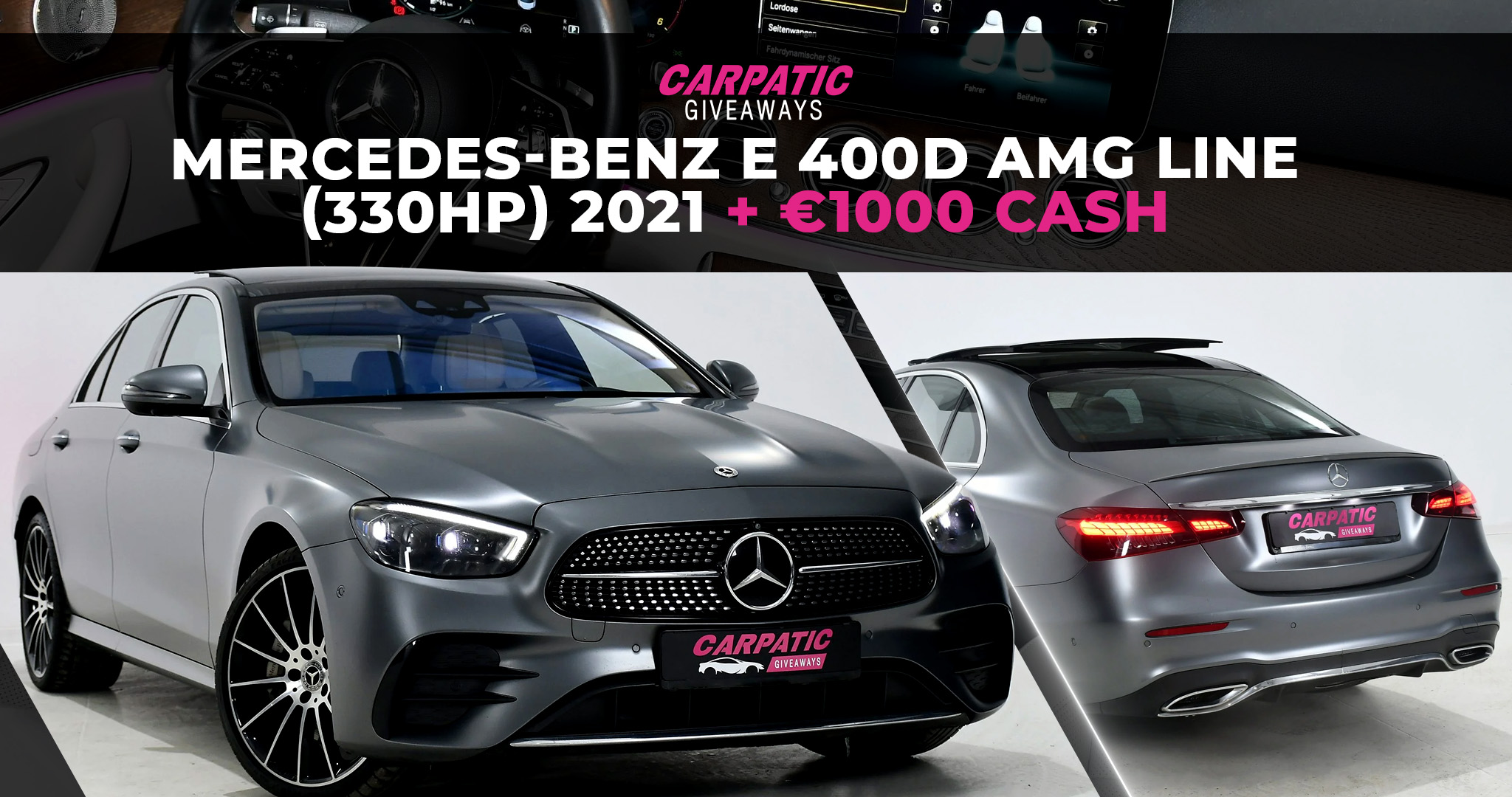 Mercedes-Benz E 400d AMG Line (330Hp) 2021 + €1000 POCKET MONEY