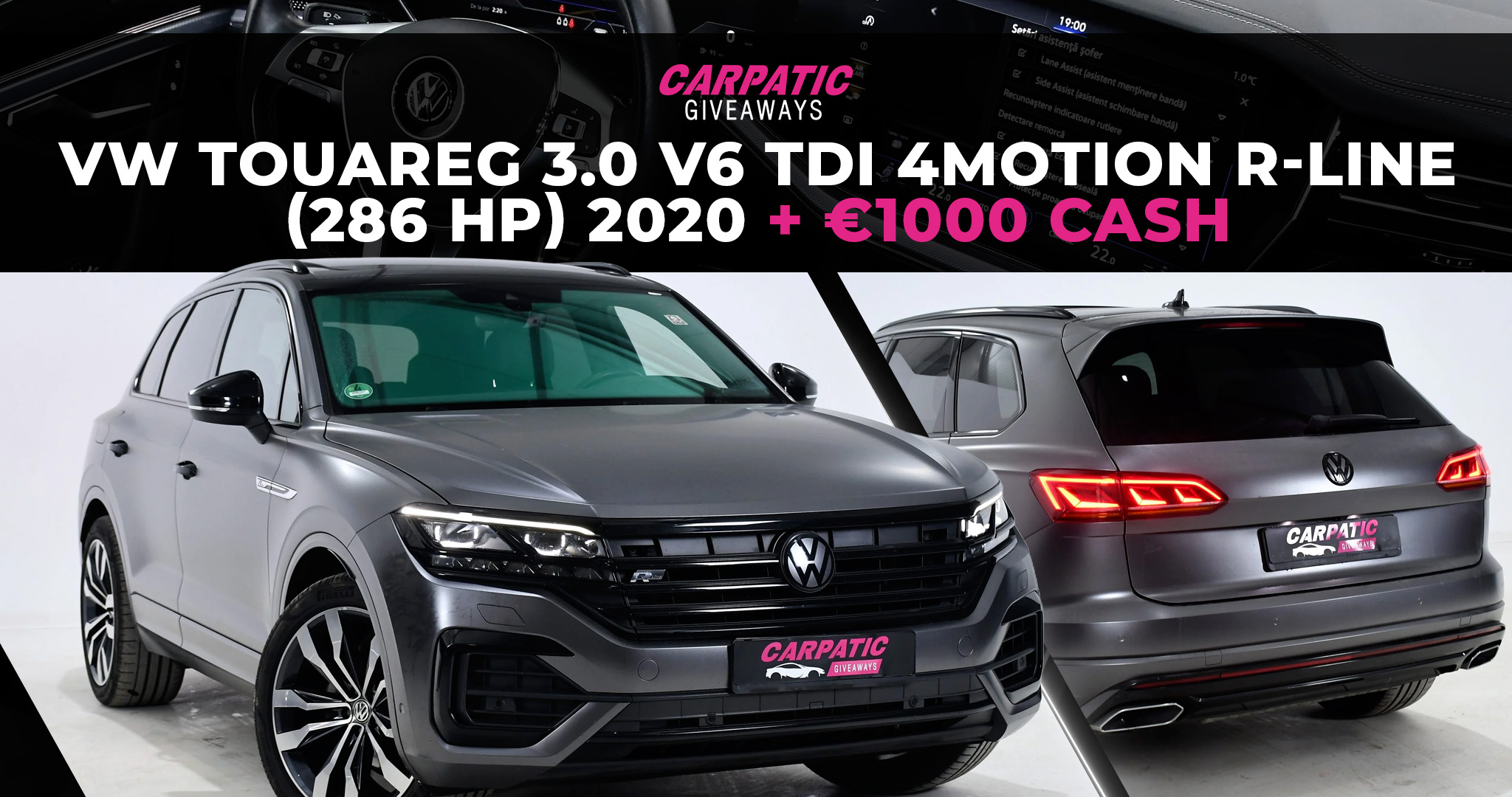 Volkswagen Touareg 3.0 V6 TDI 4Motion R-Line (286 Hp) 2020 + €1000 POCKET MONEY