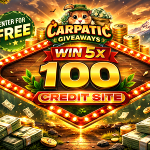 FREE ENTRY – 100 Credit Site (x5 Winners)