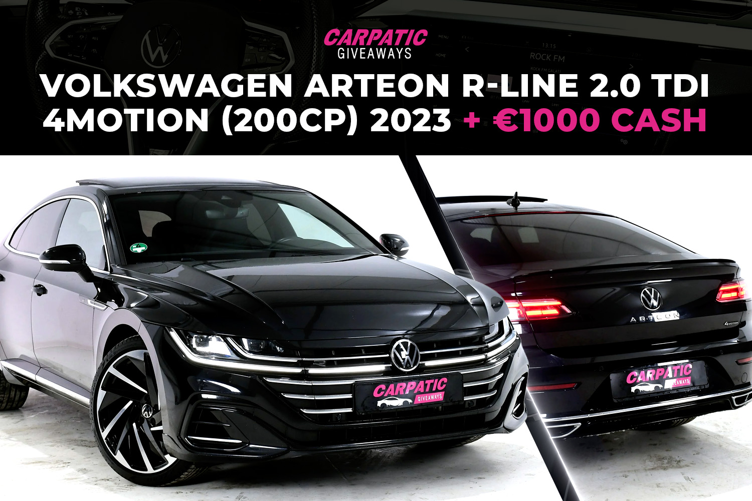 Volkswagen ARTEON R-Line 2.0 TDI 4Motion (200CP) 2023 + €1000 POCKET MONEY