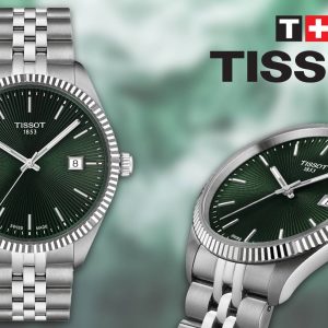 TISSOT Ballade 40mm Green Dial Watch