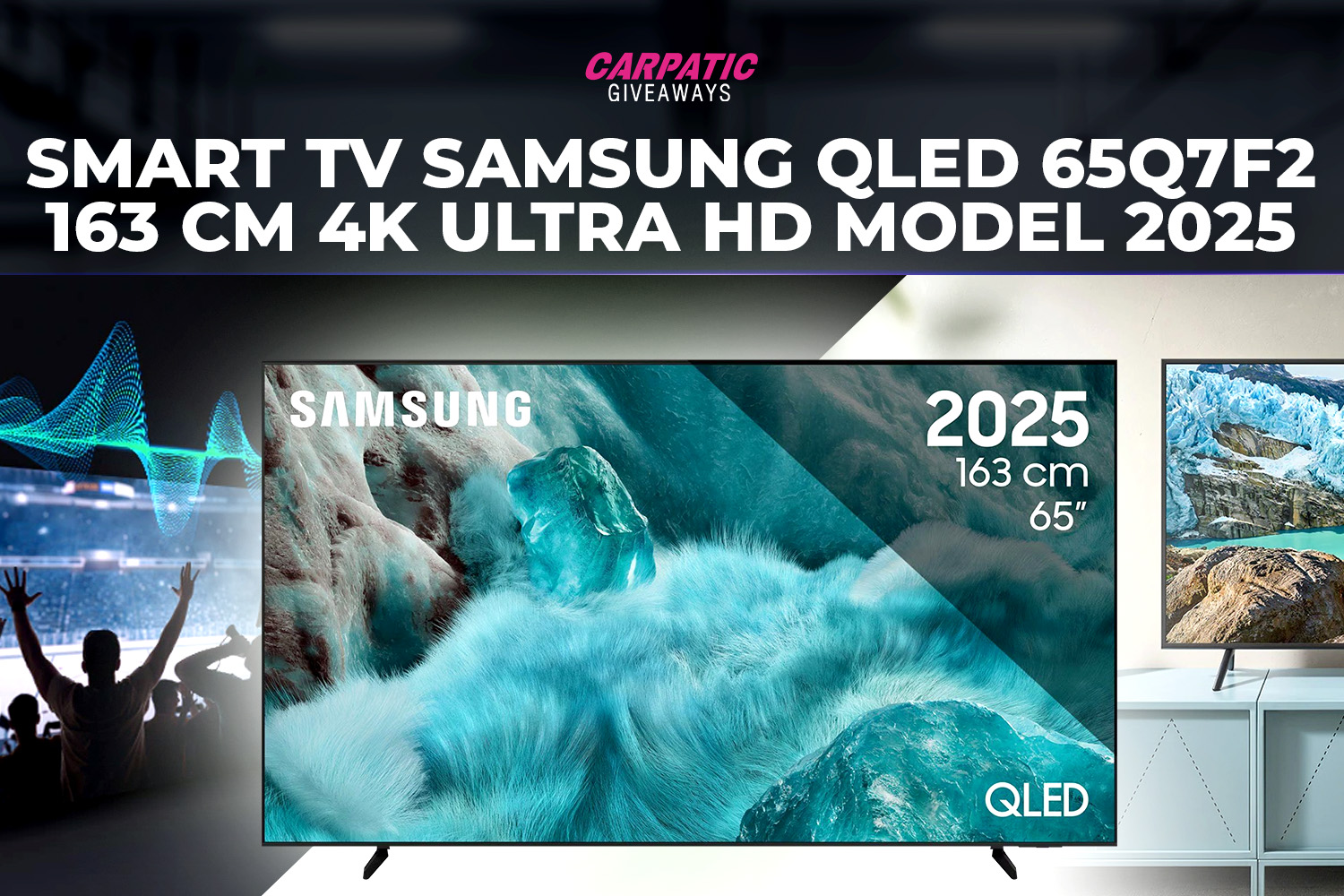 SMART TV SAMSUNG QLED 65Q7F2, 163 cm, 4K ULTRA HD, Model 2025 #24
