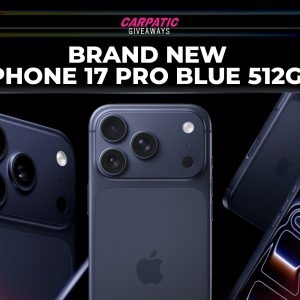iPhone 17 Pro Blue 512GB - Just £0.10 per Entries