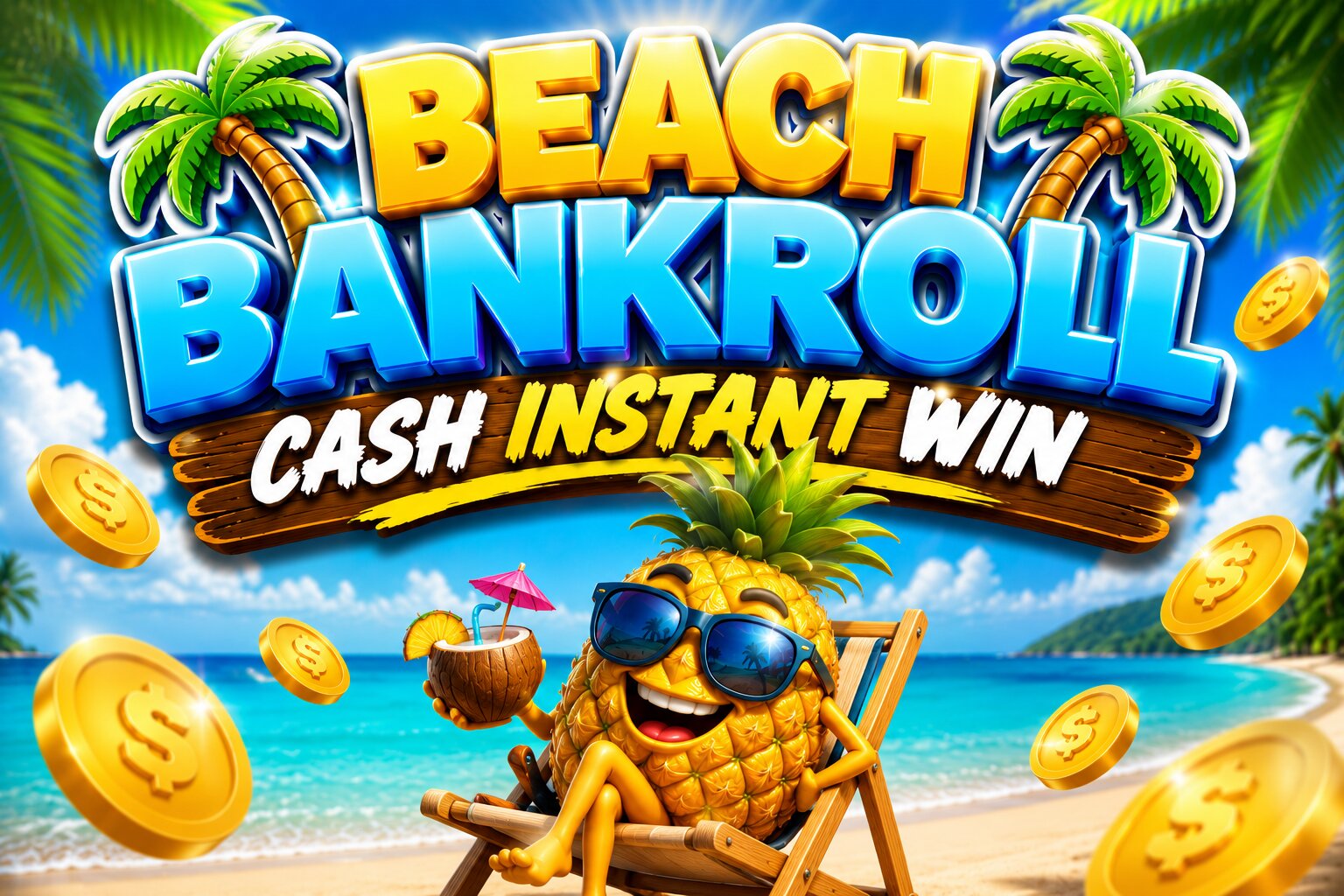 Beach Bankroll - Cash Instant Win!