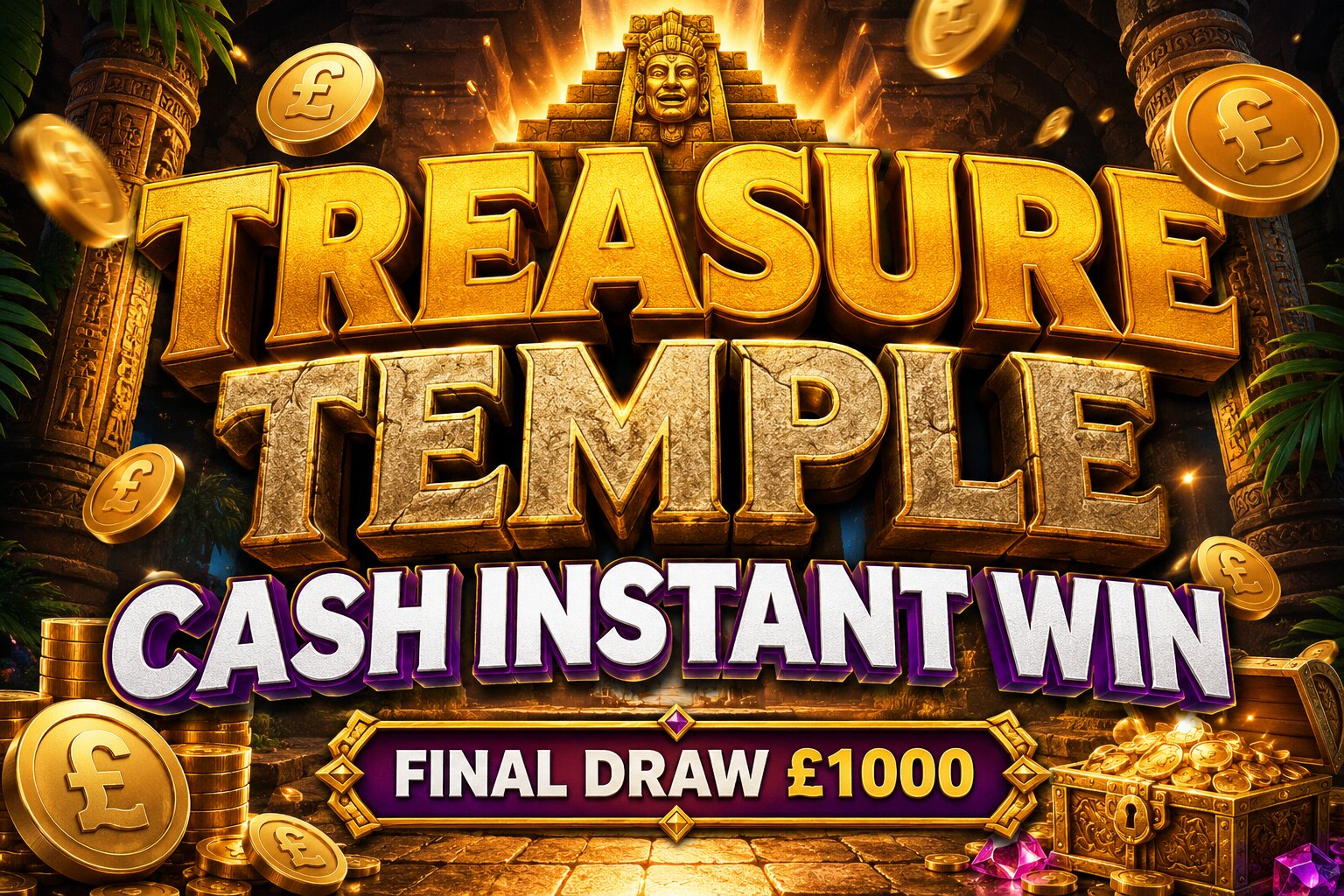 Treasure Temple - Cash Instant Win!